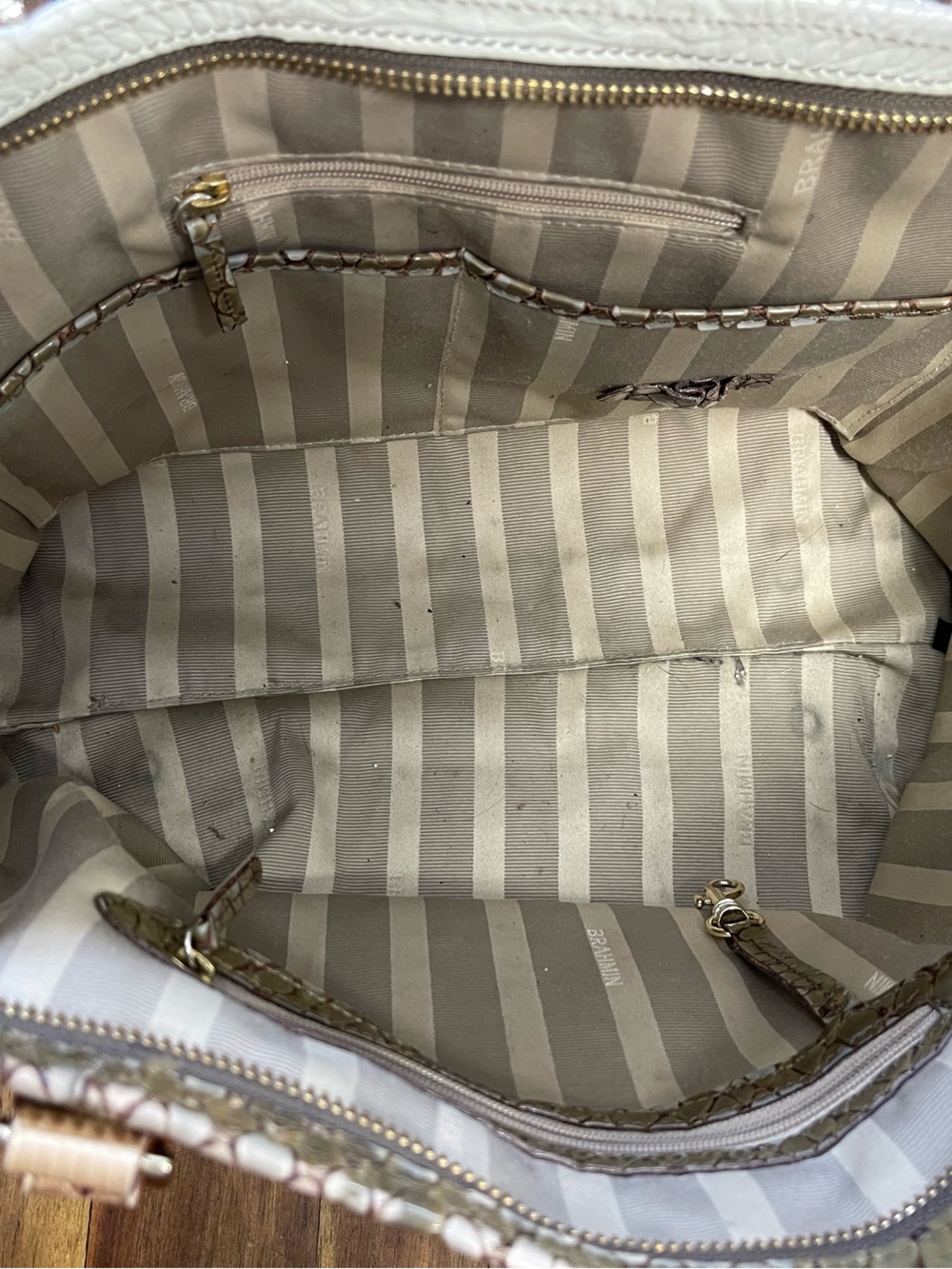 Brahmin Croc-Embossed Tote - Picture 12 of 14
